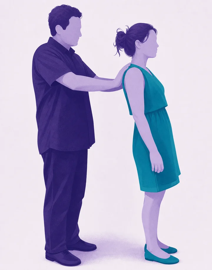 La chute en arrière — illustration instructive