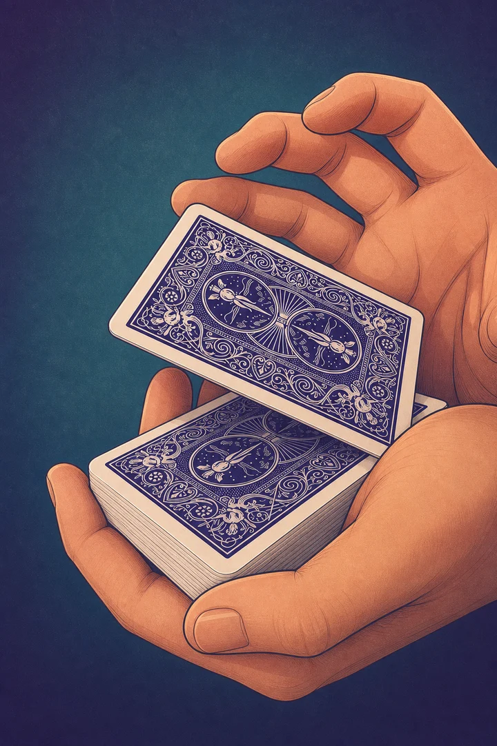 Hypnose et magie — illustration instructive