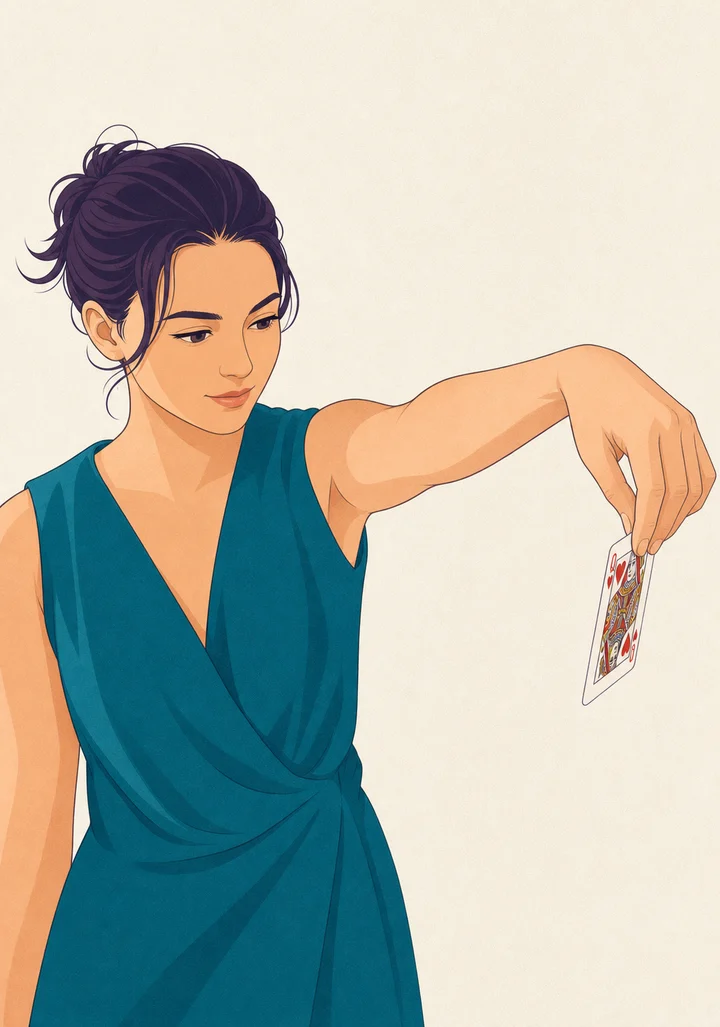 Hypnose et magie — illustration instructive